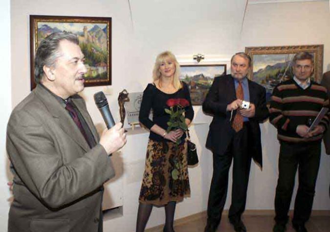 Открытие персональной выставки в галерее Моховая 18, Санкт-Петербург