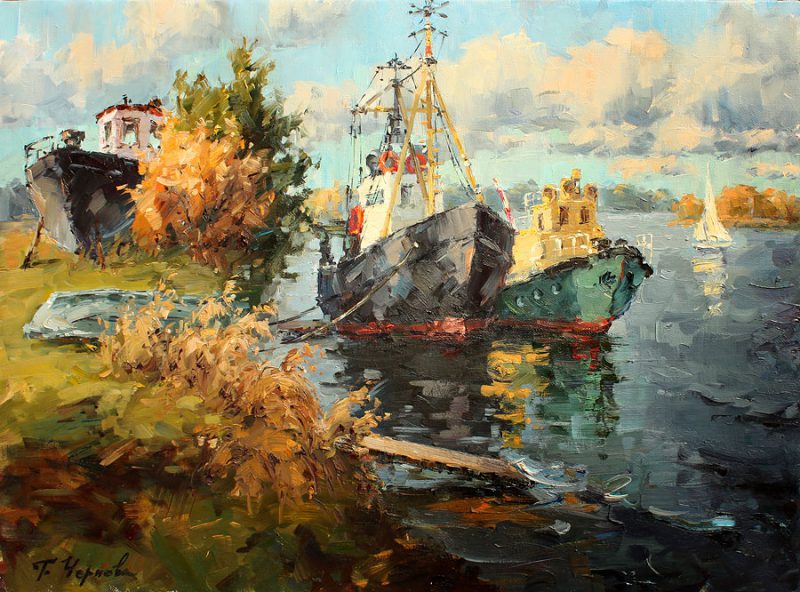 Autumnal mood. Krestovsky island  