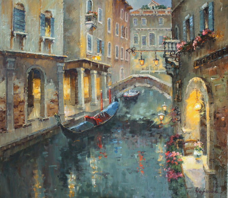 The Venice Canal. Evening